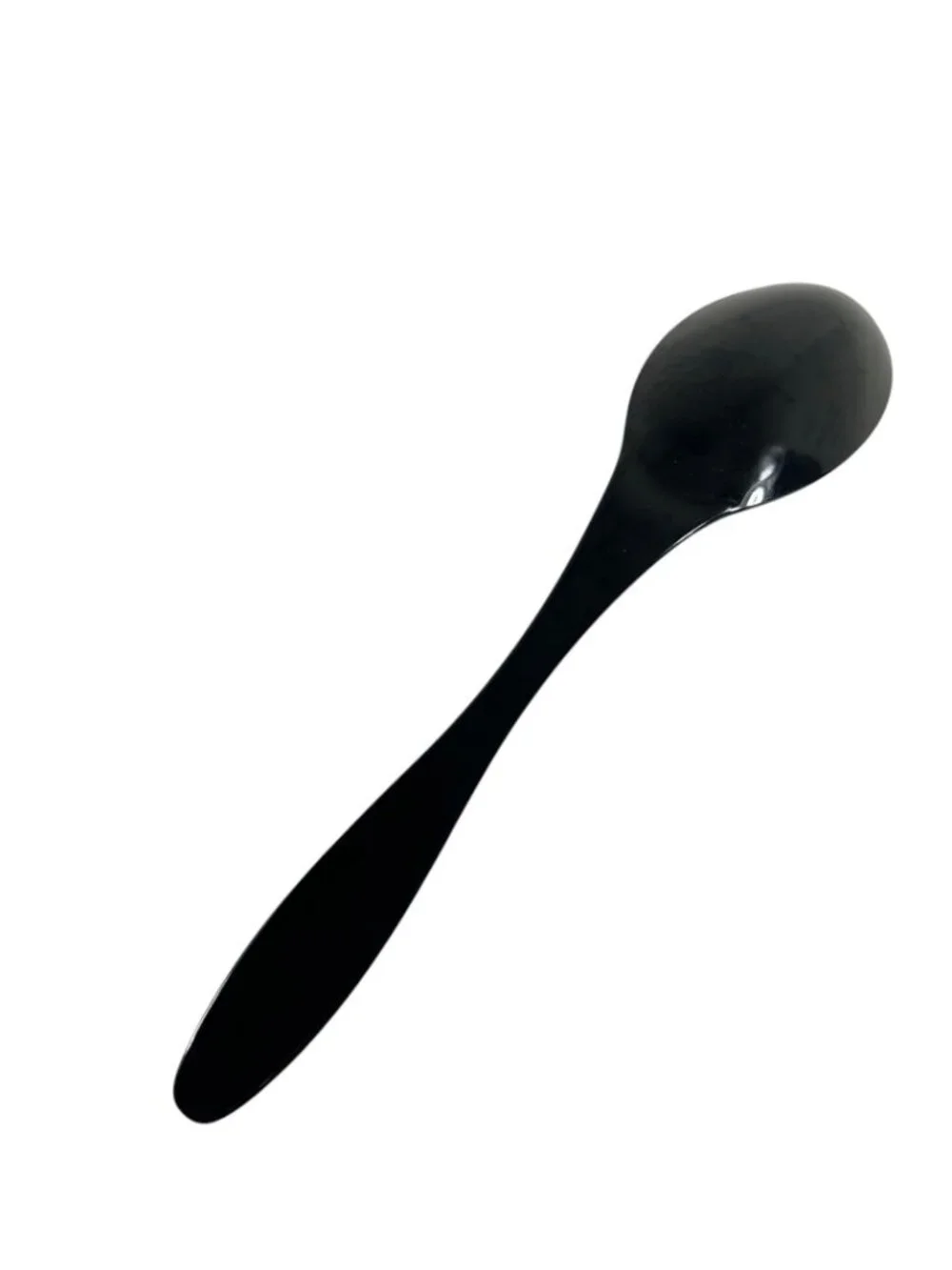 Black Plastic Crockpot Spoon 10.5